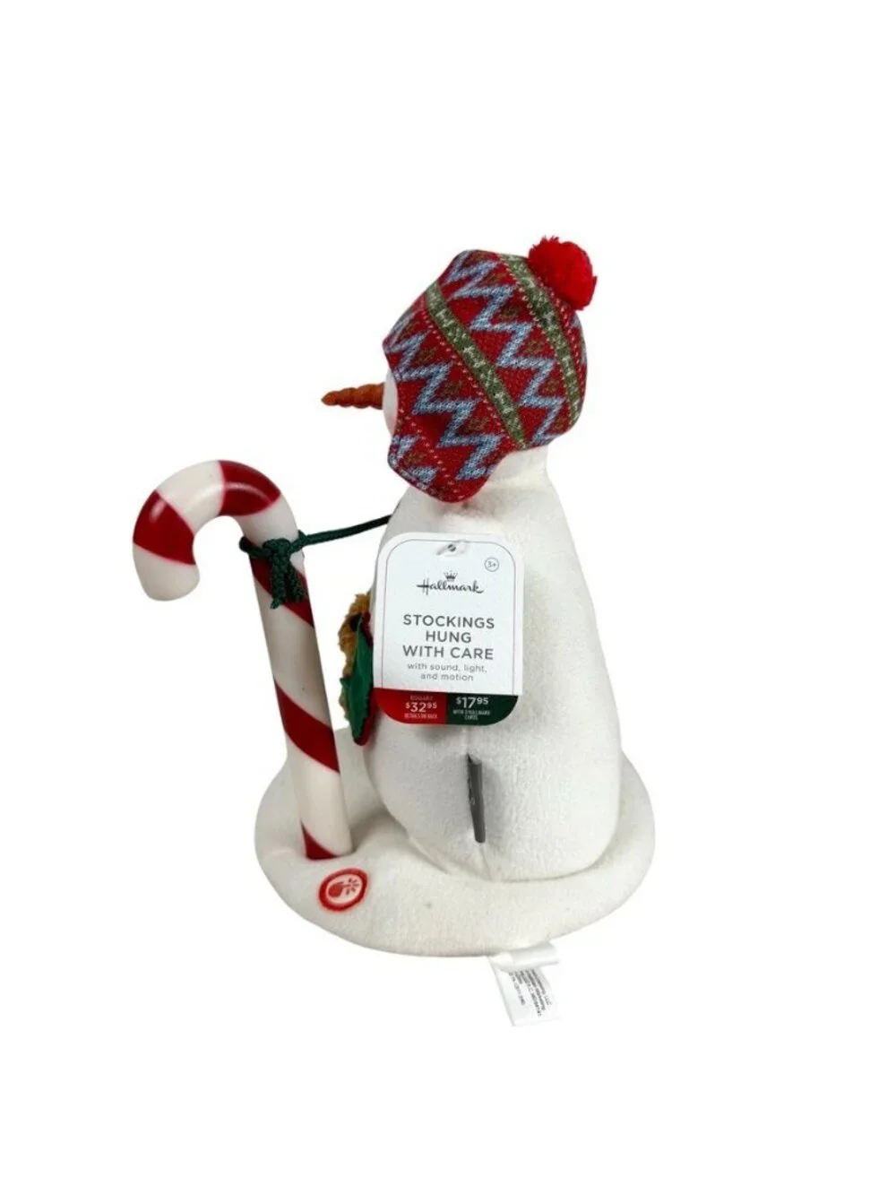 Hallmark Jingle Pals Stockings Hung With Care Music Motion Snowman 2017 NEW